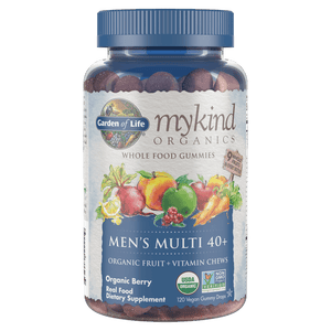 mykind Organics Multi für Männer ab 40 – Beeren – 120 Fruchtgummis