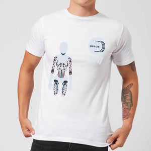 Camiseta Delos Host para hombre de Westworld - Blanco
