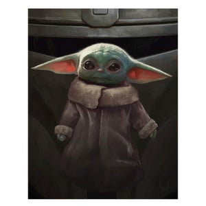 Star Wars Mandalorian "The Foundling" Lithograph by Kayla Woodside