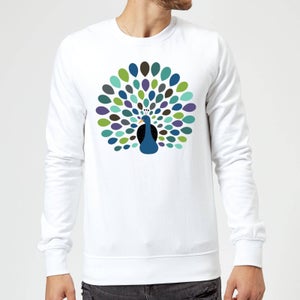 Andy Westface Peacock Time Sweatshirt - White