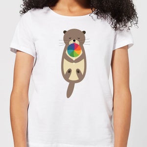 Andy Westface Sweet Otter Women's T-Shirt - White