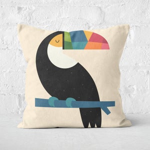 Andy Westface Rainbow Toucan Square Cushion