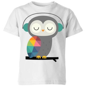 Andy Westface Owl Time Kids' T-Shirt - White