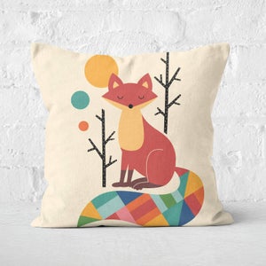 Andy Westface Rainbow Fox Square Cushion