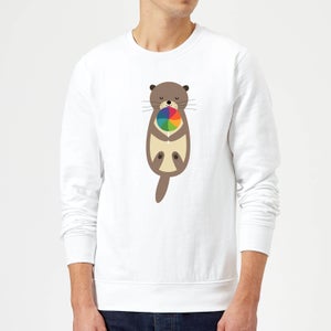Andy Westface Sweet Otter Sweatshirt - White