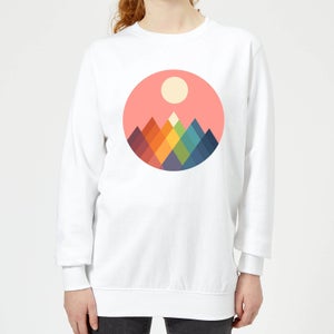 Andy Westface Rainbow Peak Women's Sweatshirt - White