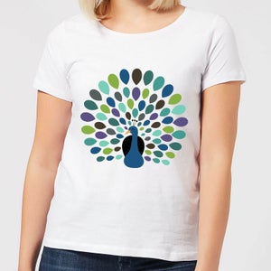 Andy Westface Peacock Time Women's T-Shirt - White