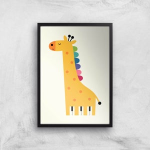 Andy Westface Giraffe Piano Giclee Art Print