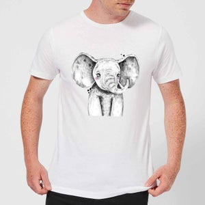 Cute Elephant Men's T-Shirt - White