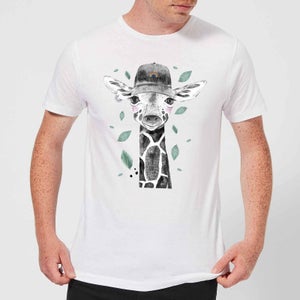 Rainbow Giraffe Men's T-Shirt - White