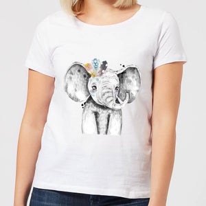 Indie Elephant Women's T-Shirt - White