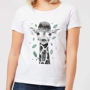 Rainbow Giraffe Women's T-Shirt - White