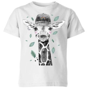 Rainbow Giraffe Kids' T-Shirt - White