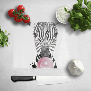 Bubblegum Zebra Chopping Board