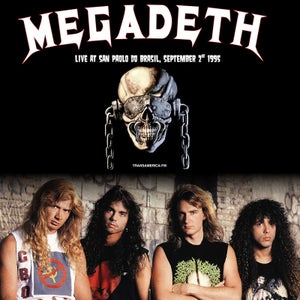Megadeth - Sao Paulo Do Brésil le 2 septembre 1995 (Vinyle Blanc)