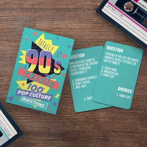 Totally 90s Trivia Cards