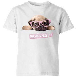 Studio Pets For Pug's Sake Kids' T-Shirt - White