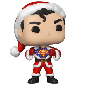 DC Comics Holiday Superman mit Pullover Pop! Vinyl Figur