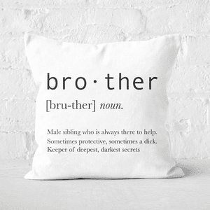 Brother Definition Square Cushion