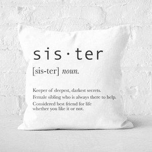 Sister Definition Square Cushion