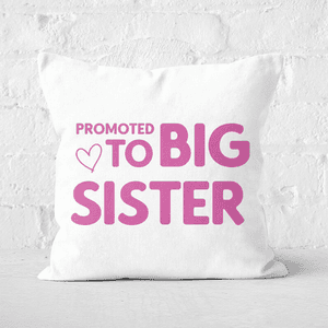Promoted To Big Sister Square Cushion