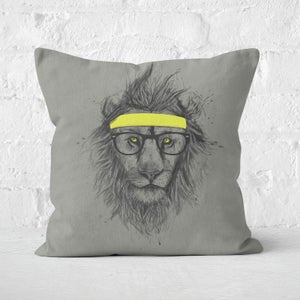 Hipster Lion Cushion Square Cushion