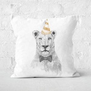 Get The Party Started Cushion Square Cushion
