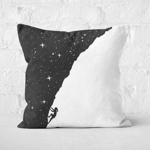 Night Climbing Black & White Cushion Square Cushion