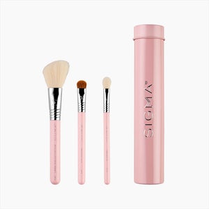 Sigma Beauty Essential Trio Brush Set - Pink