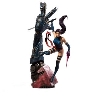 Estatua a escala 1:10 de 28 cm Psylocke Iron Studios Marvel Comics BDS Art