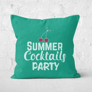 Summer Cocktails Party Square Cushion