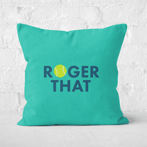 Roger That Square Cushion