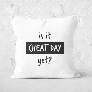 Is It Cheat Day Square Cushion