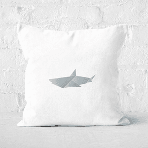 Origami Shark Square Cushion