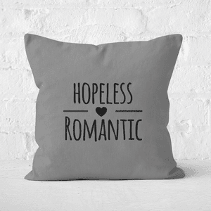 Hopeless Romantic Square Cushion