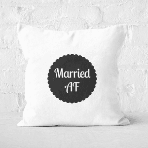 Married AF Square Cushion