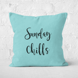 Sunday Chills Square Cushion