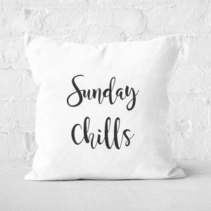 Sunday Chills Square Cushion