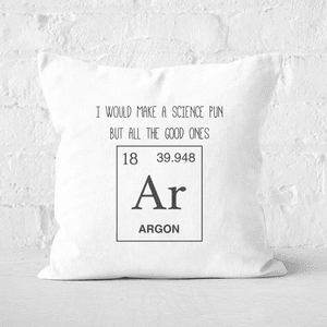 Periodic Pun Square Cushion