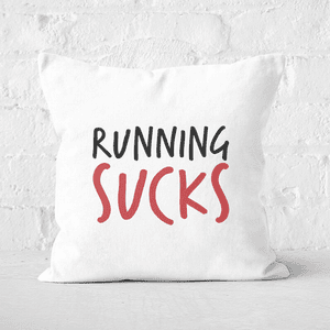 Running Sucks Square Cushion