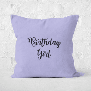 Birthday Girl Square Cushion