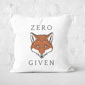 Zero Fox Given Square Cushion