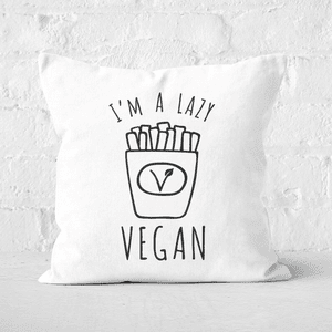 Lazy Vegan Square Cushion