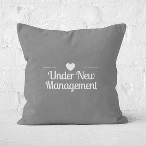 Under New Management Square Cushion