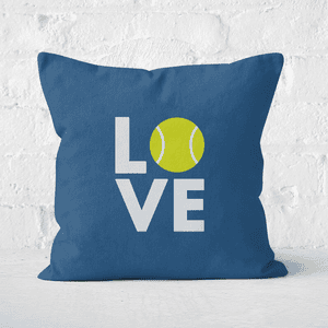 Love Tennis Square Cushion
