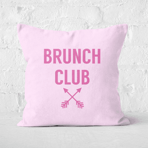Brunch Club Square Cushion