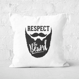 Respect The Beard Square Cushion
