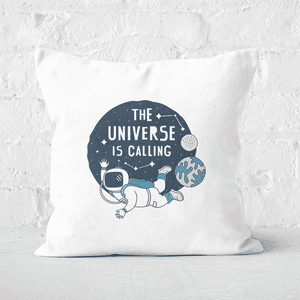 The Universe Is Calling Square Cushion