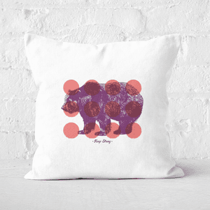 Pressed Flowers Keep Strong Square Cushion