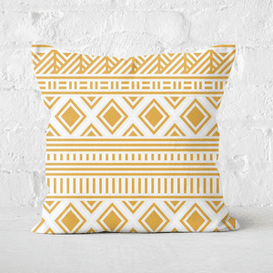 Earth Friendly Aztec Pattern Square Cushion